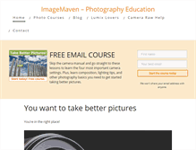 Tablet Screenshot of imagemaven.com